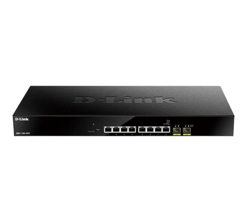 Коммутатор/ DMS-1100-10TS Smart L2 Switch 8x2.5GBase-T, 2x10GBase-X SFP+