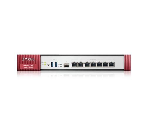 Межсетевой экран/ ZYXEL ZyWALL USG FLEX 500 firewall with 1 year subscription set (AS, AV, CF, IDP), Rack, 7 configurable (LAN / WAN) ports GE, 1xSFP, 2xUSB3.0, AP Controller (8/72), Device HA Pro Межсетевой экран/ ZYXEL ZyWALL USG FLEX 500 firewall with 1 year subscription set (AS, AV, CF, IDP), Rack, 7 configurable (LAN / WAN) ports GE, 1xSFP, 2xUSB3.0, AP Controller (8/72), Device HA Pro