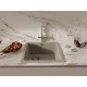 Кухонная мойка RIVELATO RIVELATO Мойка BERKANA 45 1-чаш 485*455, монтаж: универсальный, материал: кварц, цвет: топаз