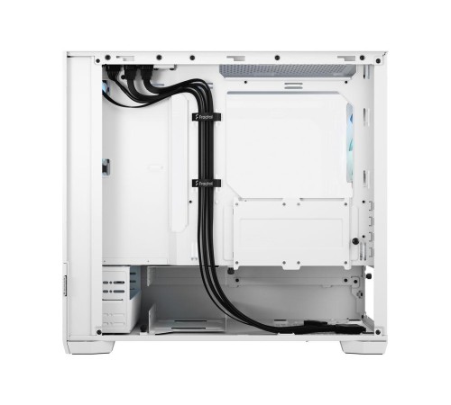 Корпус ПК без блока питания/ Case Fractal Design Pop Mini Air RGB TG Clear Tint, Mini-Tower, 3x120mm RGB, 2xUSB-A 3.2 mATX, mITX White