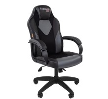 Офисное кресло Chairman   game 17 Россия экопремиум черный/серый