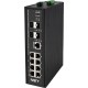 Промышленный управляемый (L2+) HiPoE коммутатор Gigabit Ethernet/ Промышленный управляемый (L2+) HiPoE коммутатор Gigabit Ethernet на 8GE PoE + 4 GE SFP порта с функцией мониторинга температуры/ влажности/ напряжения. Порты: 1 x GE (10/100/1000Base-T) с P