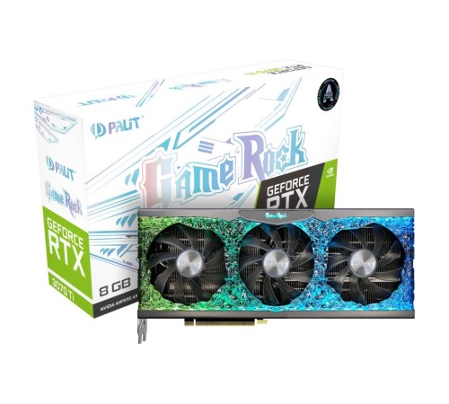 Видеокарта Palit RTX3070Ti GAMEROCK 8GB GDDR6X 256bit 3-DP HDMI (Вскрытая упаковка) Видеокарта Palit RTX3070Ti GAMEROCK 8GB GDDR6X 256bit 3-DP HDMI (Вскрытая упаковка)