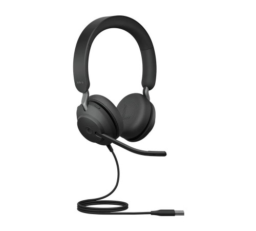 Гарнитура проводная/ Jabra Evolve2 40, USB-A, MS Stereo