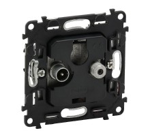 Valena IN'MATIC. Розетка оконечная TV-SAT 10дБ, диапазоны 5-862МГц/950-2400 МГц.