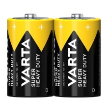 Элемент питания/ Батарейка Varta SUPERLIFE R20 D Shrink 2 Heavy Duty 1.5V (2020) (2/24/120) (24 шт.)
