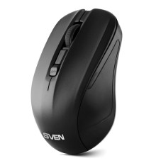 Беспроводная мышь SVEN RX-270W чёрная (3+1кл. 800-1600DPI, блист)