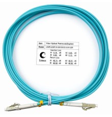 Патч-корд ВО Cabeus FOP-50-LC-LC-3m Шнур оптический duplex LC-LC 50/125 mm OM3 3м LSZH
