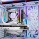 Кулер для корпуса/ Case Cooler Thermalright TL-M12W (120x124x25mm, 4-pin PWM, ARGB, 47.6CFM, 23.2dBA, 1500RPM, White)