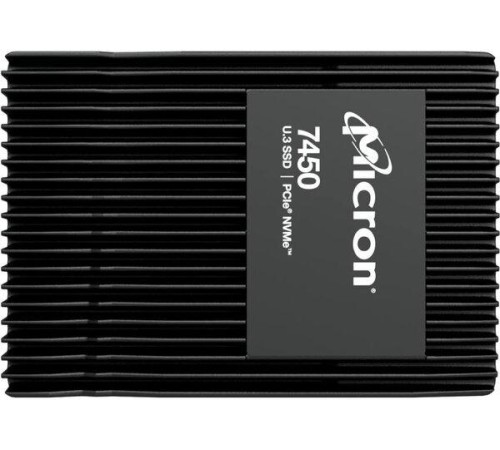 Твердотельный накопитель Micron 7450 PRO 15.36TB NVMe U.3 (15mm) PCIe NVMe Gen4 1x4 (v1.4) R6800/W5600MB/s 3D TLC MTTF 2М 1M/250K IOPS 28000TBW SSD Enterprise Solid State Drive, 1 year, OEM