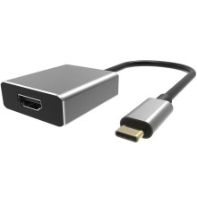 Aдаптер/ Aдаптер USB 3.1 Type-Cm -->HDMI A(f) 4K@60Hz, Aluminum Shell, VCOM<CU423T>