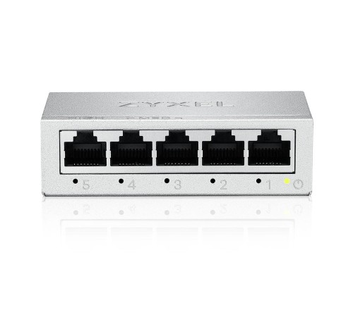 Коммутатор/ Коммутатор Zyxel GS-105B v5, 5 портов 1000 Мбит/с, настольный, металлический корпус