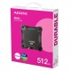 Внешний накопитель Внешний SSD 512GB USB 3.2 Gen 2 (USB 10Gbps) R550/W480MB/s 3D NAND COLOR BOX черный