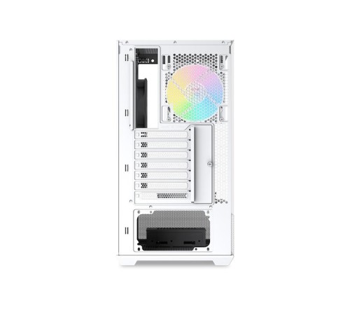 Корпус ПК без блока питания/ Case SAMA V40 White, Midi-Tower, TG, 6x120mm ARGB, 2xUSB 3.0 + 1xUSB 3.1 Type-C, ATX, mATX, mITX White