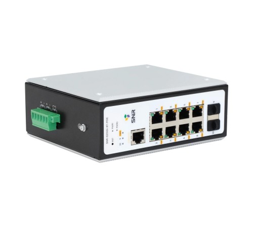 Коммутатор/ Управляемый промышленный POE коммутатор уровня 2 SNR-S215Gi-8T-POE