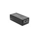 PoE-инжектор Gigabit Ethernet/ PoE-инжектор Gigabit Ethernet на 1 порт, мощностью до 65W. Совместим с оборудованием PoE IEEE 802.3af/at/bt. Мощность PoE на порт - до 65W. Напряжение PoE - 52V(конт. 1,2,4,5(+), 3,6,7,8(-)). Порты: вх. - 1 x RJ45(10/100/100