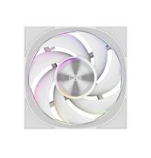 Кулер для корпуса/ Case Cooler PCCooler F7 X120 ARGB WH (120x120x28mm, 4-pin PWM, ARGB, 83CFM, 33.1dBA, 3000RPM, White)