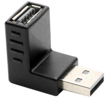 GCR Переходник USB 2.0 AM / AF , угловой, вниз, GCR-53494