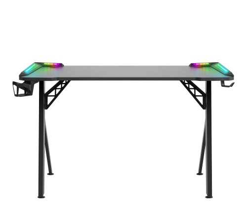 Defender Игровой стол Gamer RGB,подвес круж+гарн.,черн,120