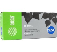 -/ Картридж лазерный Cactus CS-C4092A C4092A черный (2500стр.) для HP LJ 1100/3200/3220