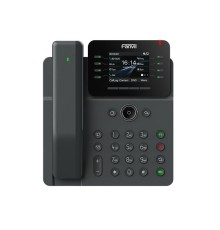 SIP-Телефон Fanvil V62 Pro, 12 SIP-акк., 2,8", 320x240 Цвет. экран, POE, БП в комп., 2x1 Gbps