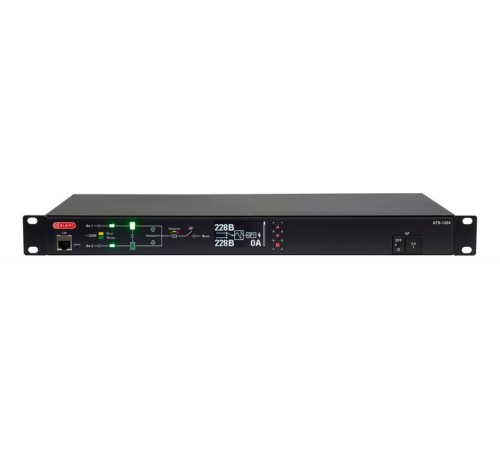 Автомат ввода резерва ELEMY ATS, 1U, 220B, 32A, Индикация: OLED-дисплей, Мониторинг: WEB, SNMP, Modbus-TCP, Вход (2) IEC309 кабель 2.4м, Выход (2) C19 (9) C13 (аналог: AP4424, AP4424A) Автомат ввода резерва ELEMY ATS, 1U, 220B, 32A, Индикация: OLED-дисплей, Мониторинг: WEB, SNMP, Modbus-TCP, Вход (2) IEC309 кабель 2.4м, Выход (2) C19 (9) C13 (аналог: AP4424, AP4424A)