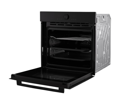 Встраиваемый духовой шкаф KORTING/ Встраиваемый духовой шкаф KORTING, режим СВЧ, 72 л, 10 режимов, сенсорное управление, LED дисплей, LED освещение, гриль, автоматическое отключение, таймер, 10+3 автоматических режимов, цвет черный