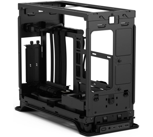 Корпус ПК без блока питания/ Case Fractal Design Era 2, Mini-Tower, 2x120mm, 2xUSB-A 3.0 + 1xUSB 3.2 Type-C, SFX PSU Support, mITX Charcoal Gray