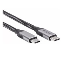 Кабель/ Кабель USB3.2 Gen2X2, CM->CM, 20Gbs, 100WT, 4KX60Hz, All shell, 1m  VCOM <CU420M-1M>
