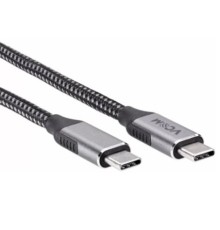 Кабель/ Кабель USB3.2 Gen2X2, CM->CM, 20Gbs, 100WT, 4KX60Hz, All shell, 1m  VCOM <CU420M-1M>