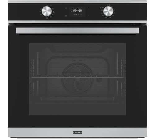Духовой шкаф Franke FSM 97 P XS/ Best, Электрический духовой шкаф, 60 см, серия SMART, 71л, 11 функций, дисплей, пиролиз, телескопические направляющие 1 уровень, нержавеющая сталь/черный Духовой шкаф Franke FSM 97 P XS/ Best, Электрический духовой шкаф, 60 см, серия SMART, 71л, 11 функций, дисплей, пиролиз, телескопические направляющие 1 уровень, нержавеющая сталь/черный