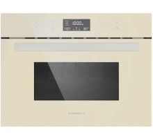 Шкаф духовой электрический с функцией СВЧ MAUNFELD/ Шкаф духовой электрический с функцией СВЧ, 44 л.,595х454 мм, сенсорное управление,стекол в дверце 2,конвекция,тип очистки паром,цвет бежевый