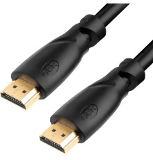 GCR Кабель 15.0m HDMI 1.4, 30/30 AWG, позолоченные контакты, FullHD, Ethernet 10.2 Гбит/с, 3D, 4K, экран, GCR-54572