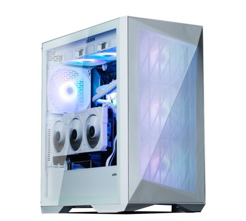 Корпус ZALMAN Z9 Iceberg MS, EATX, WHITE, WINDOW, 4x3.5", 5x2.5", 2xUSB2.0, 2xUSB3.0, 1xUSB 3.1 Gen2 Type-C, FRONT 3x140mm ARGB, REAR 1x140mm ARGB