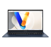 Ноутбук/ ASUS X1504VA-BQ003 15.6"(1920x1080 (матовый) IPS)/Intel Core i5 1335U(1.3Ghz)/16384Mb/512PCISSDGb/noDVD/Int:Intel Iris Xe Graphics/Cam/BT/WiFi/42WHr/war 1y/1.7kg/Quiet Blue/DOS