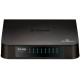 Коммутатор/ DES-1016A Unmanaged Switch 16x100Base-TX, plastic case