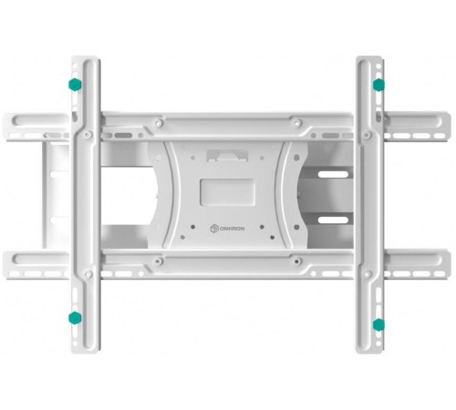 Кронштейн ONKRON/ 40-75" макс 400*600  наклон -5°/+15° поворот ±180° Макс нагрузка 68,2кг, от стены 110-711мм, белый