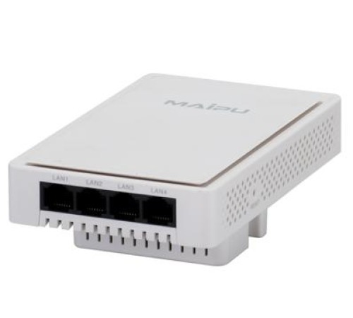 Беспроводная точка доступа Maipu IAP300-815-PE V3,wall mount Wi-Fi6 802.11b/g/n/ac/ax, Dual frequency, Dual mode,1.8Gbps, 2*2 MIMO, 5*1000M, 100mW AP, inbuilt antennas, PoE (без гарантии) Беспроводная точка доступа Maipu IAP300-815-PE V3,wall mount Wi-Fi6 802.11b/g/n/ac/ax, Dual frequency, Dual mode,1.8Gbps, 2*2 MIMO, 5*1000M, 100mW AP, inbuilt antennas, PoE (без гарантии)