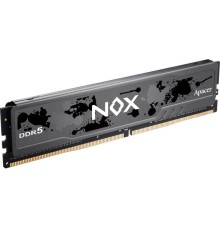 Оперативная память Apacer  DDR5  16GB  5200MHz DIMM NOX Black Gaming Memory (PC5-41600) CL40 1.25V (Retail) 2048*8  Heat Sink (Retail) 3 years (AH5U16G52C522MBAA-1)