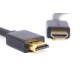 Greenconnect Кабель 3.0m HDMI версия 2.0, HDR 4:2:2, Ultra HD, 4K 60 fps 60Hz/5K*30Hz, 3D, AUDIO, 18.0 Гбит/с, 28/28 AWG, OD7.3mm, тройной экран, черный, GCR-HM411-3.0m