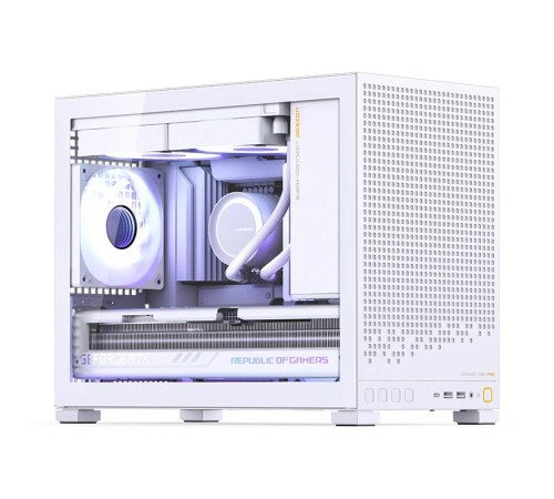 Корпус без блока питания/ Case JONSBO D32 PRO, Mini-Tower, TG, no fan, 2xUSB-A 3.2 + 1xUSB-C 3.2, mATX, mDTX, mITX White Корпус без блока питания/ Case JONSBO D32 PRO, Mini-Tower, TG, no fan, 2xUSB-A 3.2 + 1xUSB-C 3.2, mATX, mDTX, mITX White