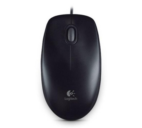 мышь Logitech B100 Optical Mouse, USB, 1000dpi, Black, [910-003357]