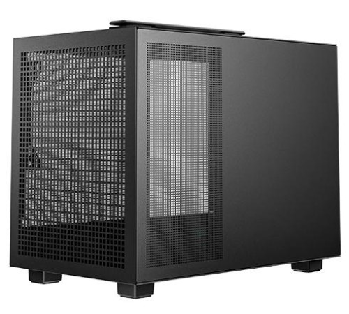 корпус Deepcool CH160 без БП, боковое окно (закаленное стекло), черный, MINI-ITX (R-CH160-BKNGI0-G-1)