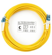 Шнур оптический duplex LC-LC 9/125 sm 25м LSZH Cabeus FOP(d)-9-LC-LC-25m Шнур оптический duplex LC-LC 9/125 sm 25м LSZH