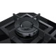 Встраиваемая варочная панель BOSCH Газ,  5.8x59x52 см, WOK, закаленное стекло, независимая, черная