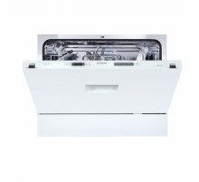 Посудомоечная бытовая машина MAUNFELD MLP-06IM/ Полноразмерная,   Тип установки: встраиваемая компактная 55см  Количество комплектов: 6  Управление: электронное сенсорное с цифровым дисплеем  Количество программ: 6 (интенсивная, стандартная, экономи чная-