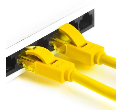 Greenconnect Патч-корд прямой 1.5m, UTP кат.5e, желтый, позолоченные контакты, 24 AWG, литой, GCR-LNC02-1.5m, ethernet high speed 1 Гбит/с, RJ45, T568B Greenconnect Патч-корд прямой 1.5m, UTP кат.5e, желтый, позолоченные контакты, 24 AWG, литой, GCR-LNC02-1.5m, ethernet high speed 1 Гбит/с, RJ45, T568B