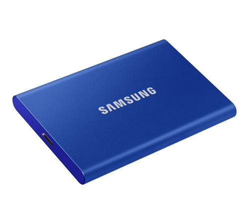 Внешние HDD и SSD/ Samsung External SSD T7, 2000GB, Type-C, USB 3.2 Gen2, R/W 1050/1000MB/s, 85x57x8mm, Indigo Blue (12 мес.) Внешние HDD и SSD/ Samsung External SSD T7, 2000GB, Type-C, USB 3.2 Gen2, R/W 1050/1000MB/s, 85x57x8mm, Indigo Blue (12 мес.)