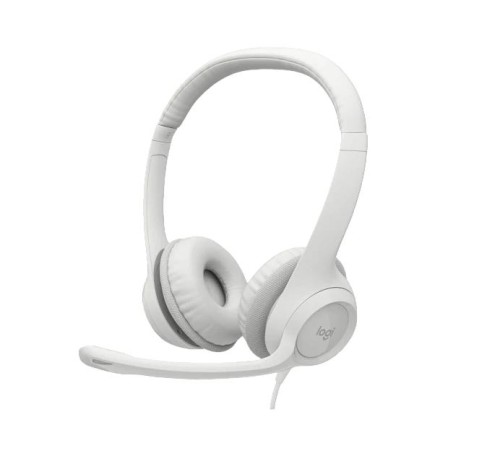 Гарнитура/ Headset Logitech H390  USB White
