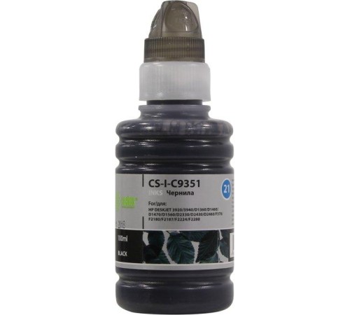 -/ Чернила Cactus CS-I-C9351 черный 100мл для HP DJ 3920/3940/D1360/D1460/D1470/D1560/D2330/D2430/D2460